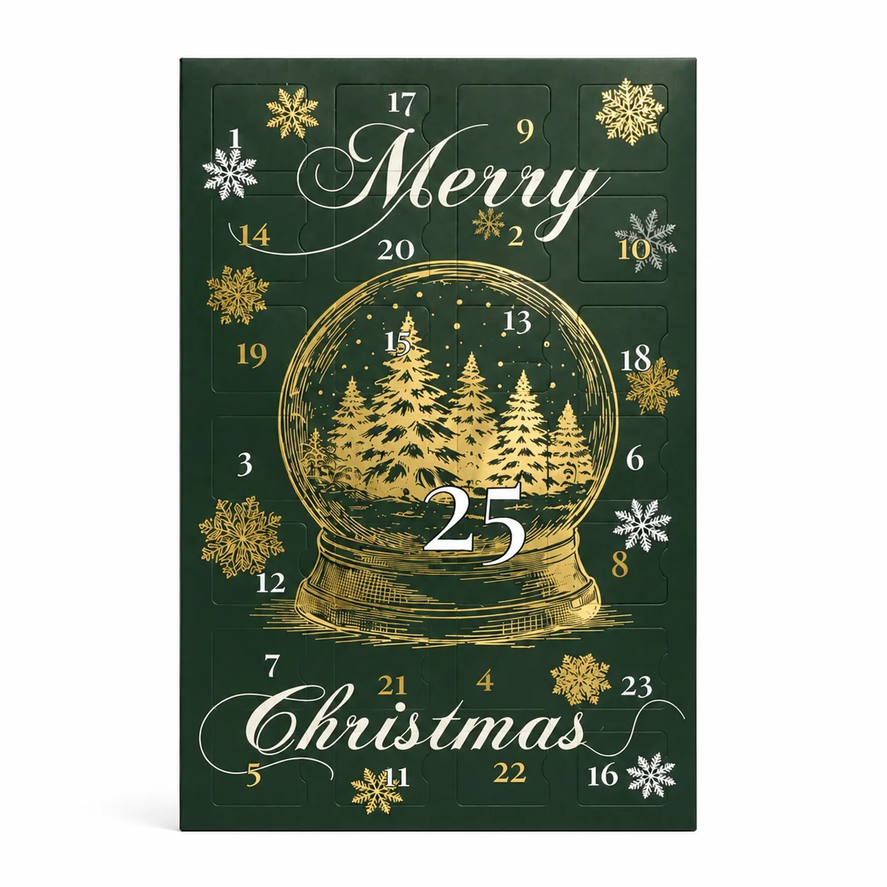 Christmas Snow Globe Advent Calendar Christmas Snow Globe Advent Calendar