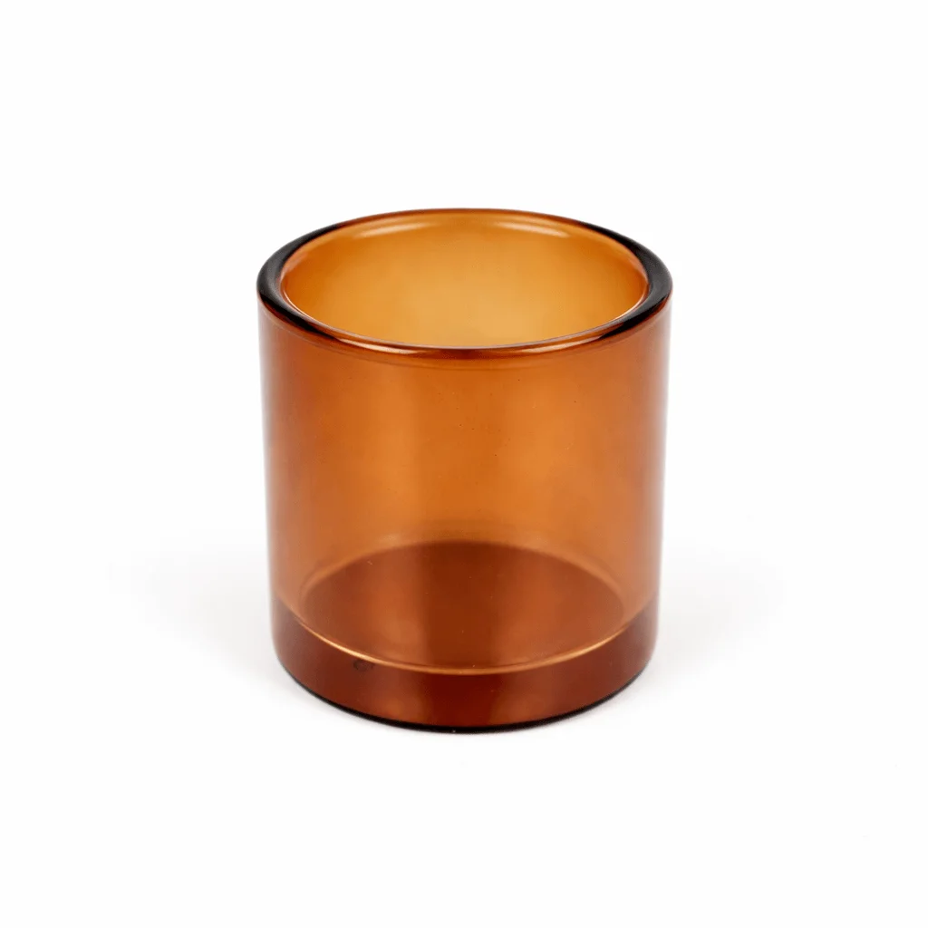 20cl Double Wall Amber Candle Glass 20cl Double Wall Amber Candle Glass