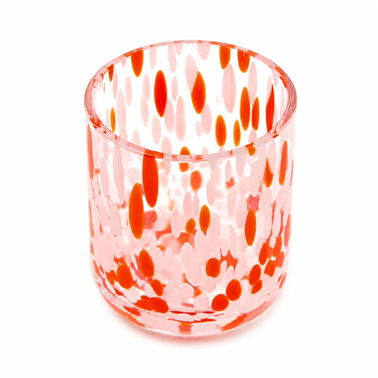 20cl Orange Confetti Candle Glass 20cl Orange Confetti Candle Glass