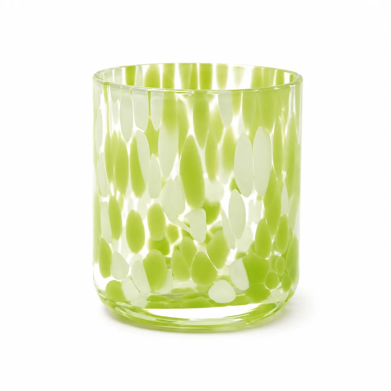 20cl Green Confetti Candle Glass 20cl Green Confetti Candle Glass
