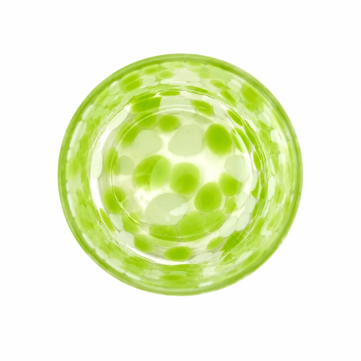 20cl Green Confetti Candle Glass 20cl Green Confetti Candle Glass