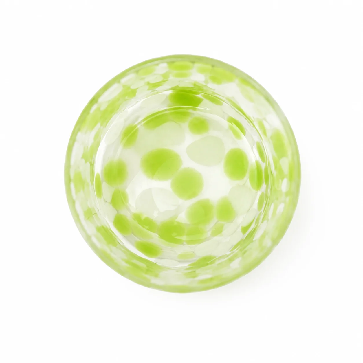 30cl Green Confetti Glass 30cl Green Confetti Glass