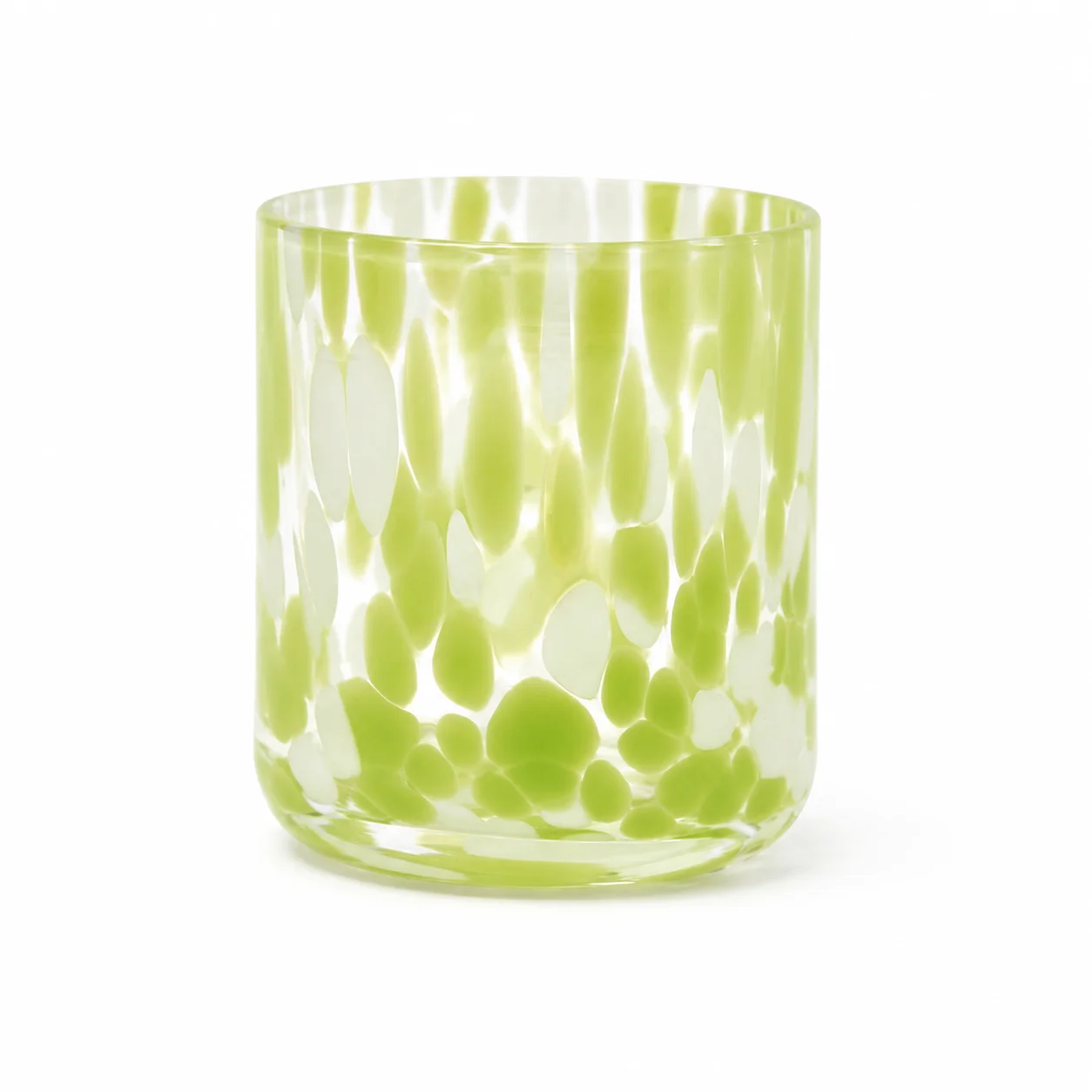 30cl Green Confetti Candle Glass 30cl Green Confetti Candle Glass