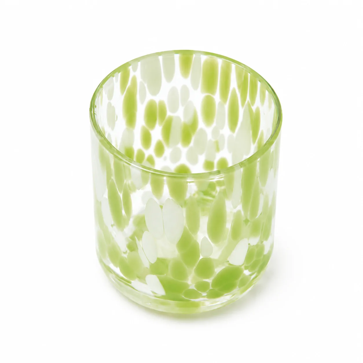 30cl Green Confetti Glass 30cl Green Confetti Glass