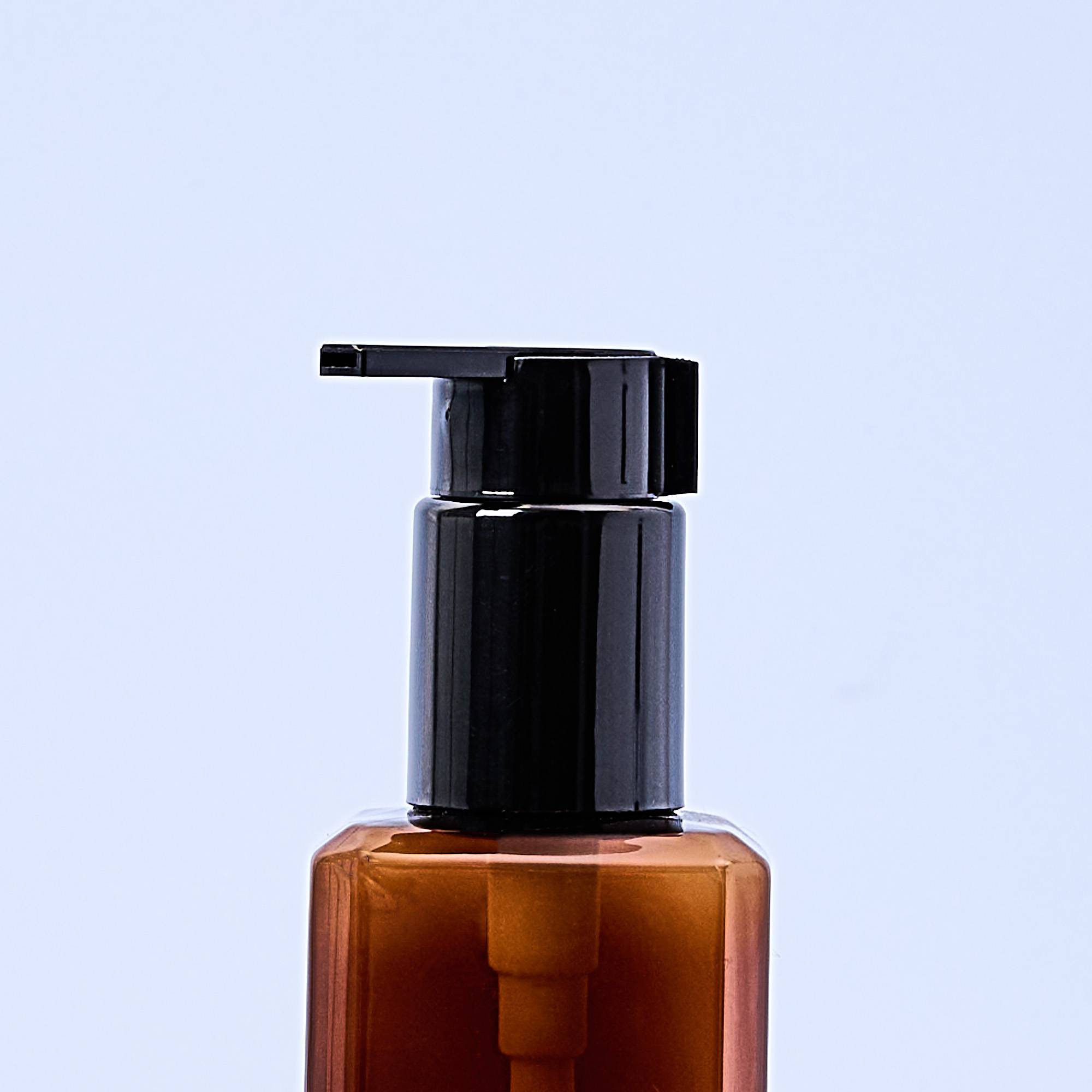 10068 200ml PET Amber Bottle With Pump - Box of 10