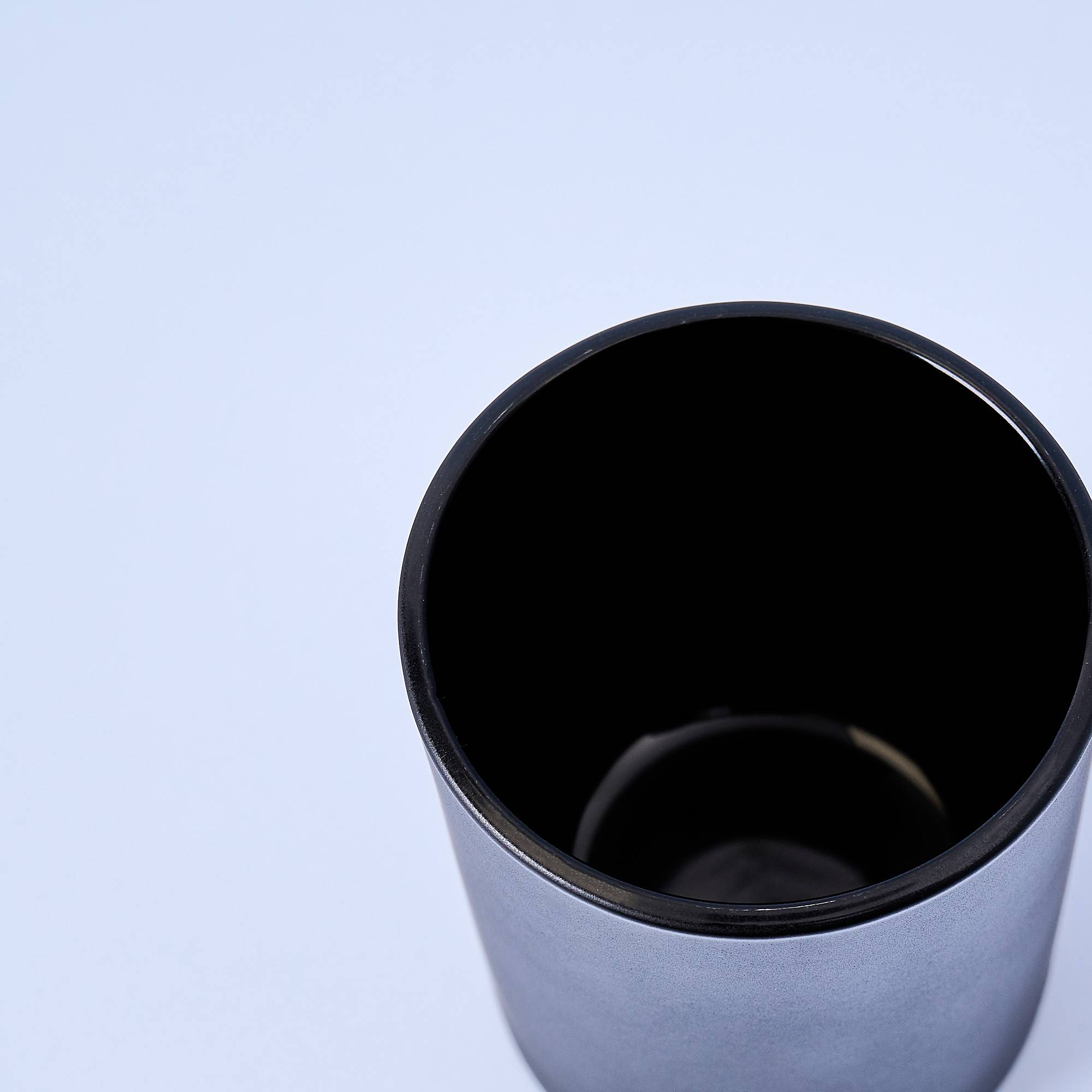 10227 30cl Matte Black Candle Glass - Box of 6