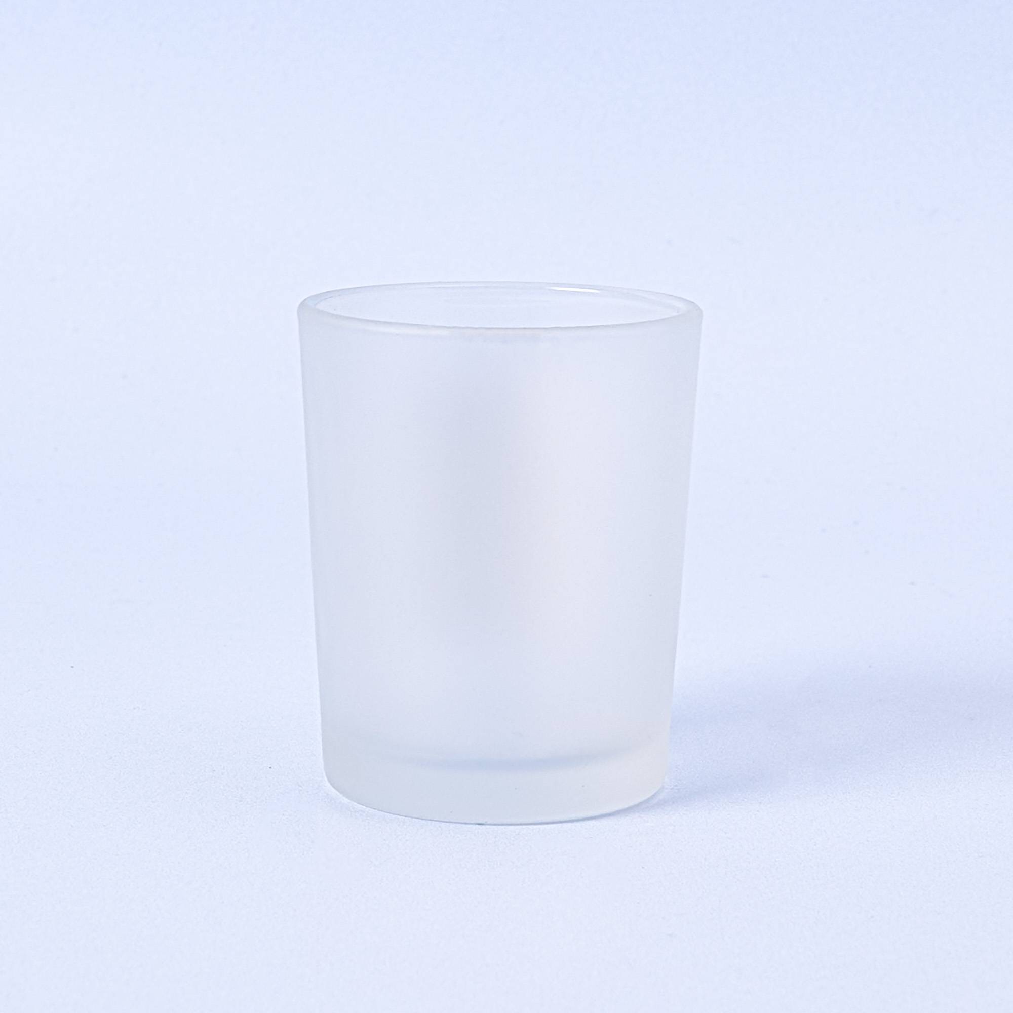 10275 9cl Frosted Candle Glass - Box of 6
