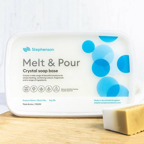 7076 Stephenson Triple Butter Melt & Pour Soap Base
