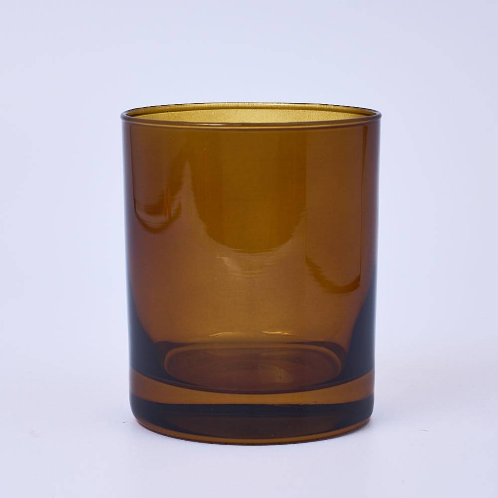 8719 30cl Amber Candle Glass