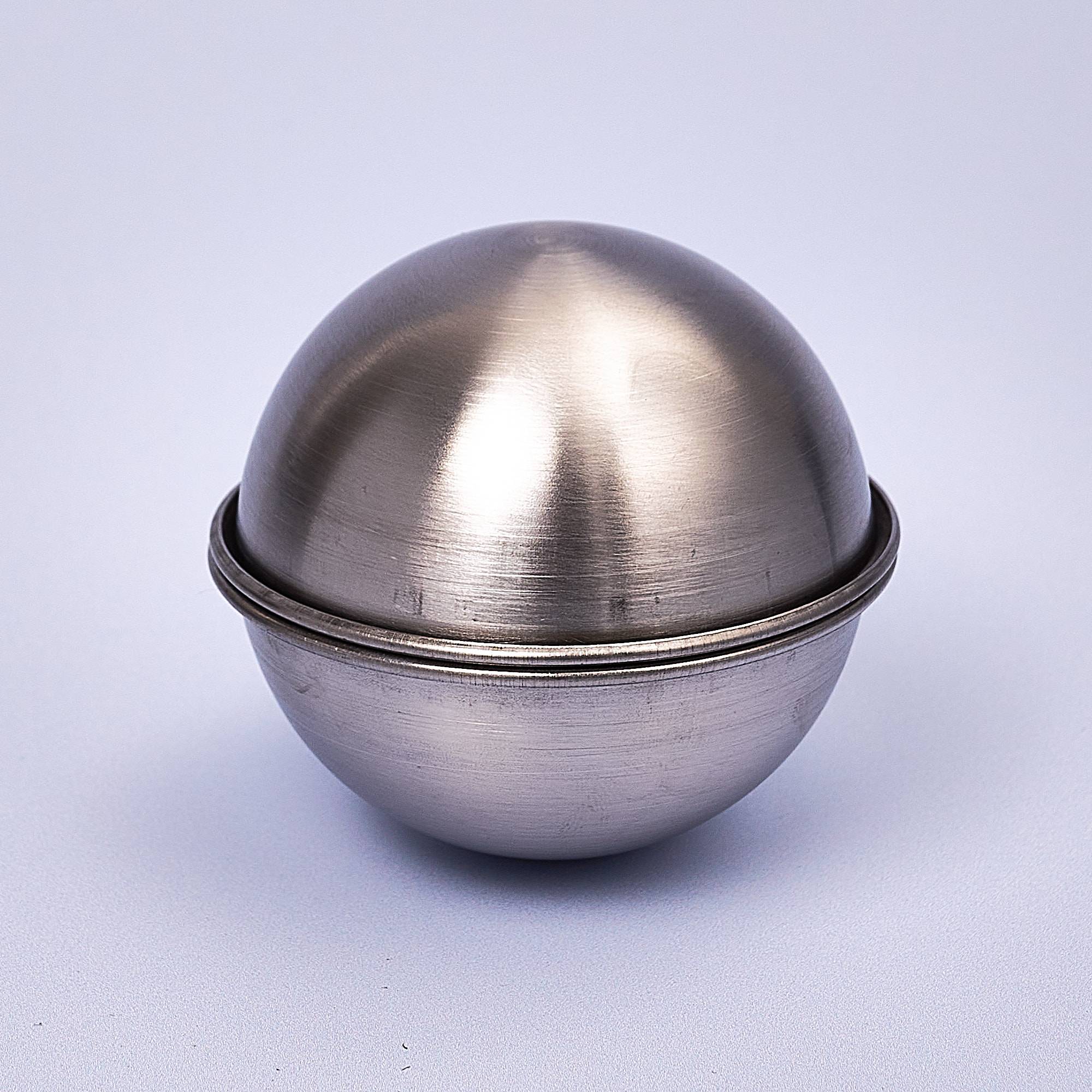 9039 Bath Bomb Mould, Stainless Steel, 70mm - Whole