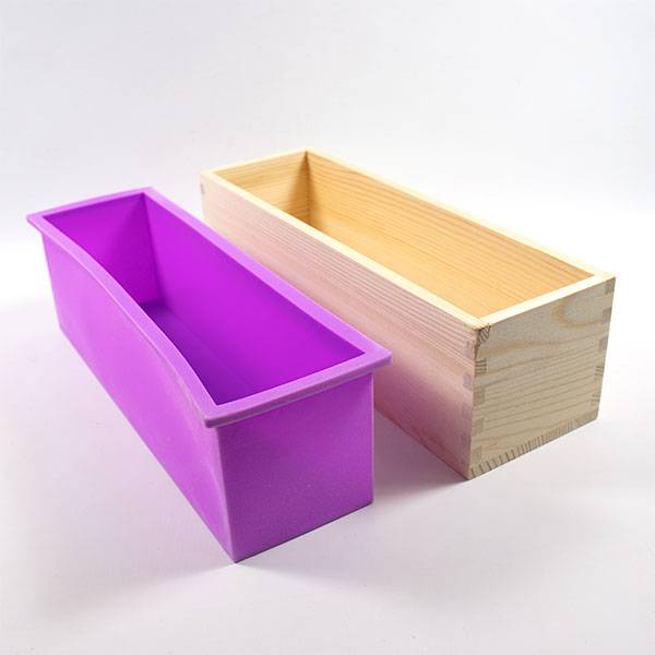 9138 Wooden Silicone Mould with Cutter & Blade Set - Silicone Mould