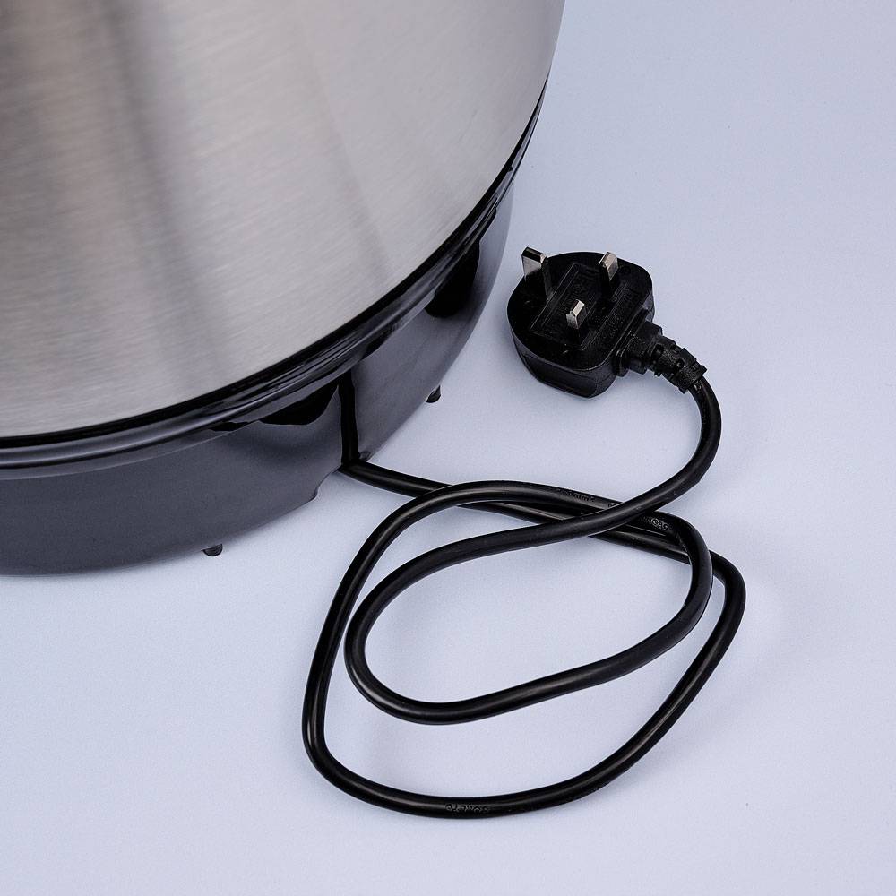 9187 SFC 27L Wax Melter - Steel With Glass Lid - 3 Pin Socket UK