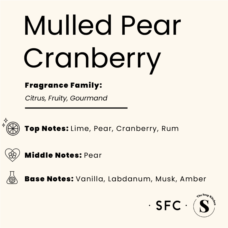 Mulled Pear Cranberry Punch Fragrance Oil Mulled Pear & Cranberry Punch Fragrance Oil