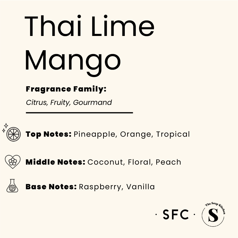 Thai Lime Mango Fragrance Oil V2 Thai Lime & Mango Fragrance Oil