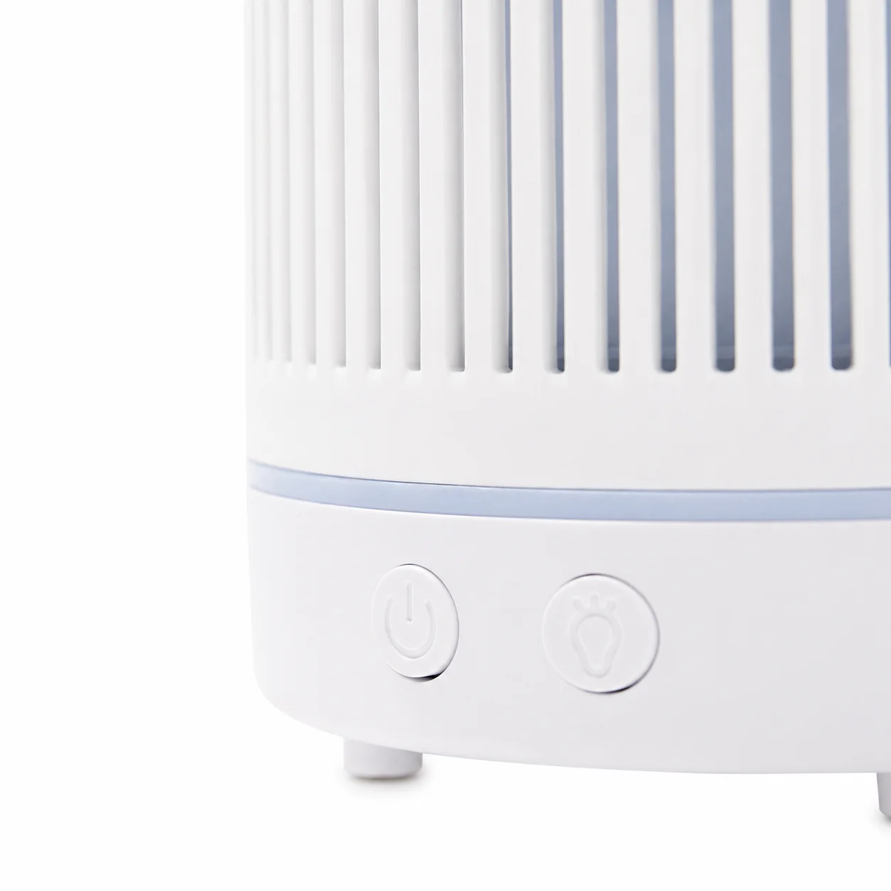 White Plastic Ribbed Electric Aroma Diffuser White Plastic Ribbed Electric Aroma Diffuser