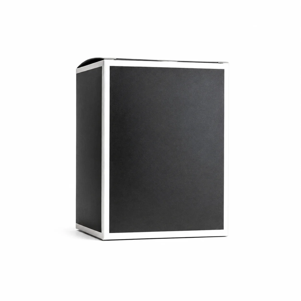 20cl Black Candle Box with White Rim 20cl Black Candle Box with White Rim