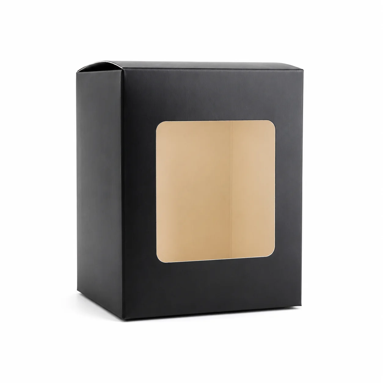 30cl Black Candle Box with Window 30cl Black Candle Box with Window