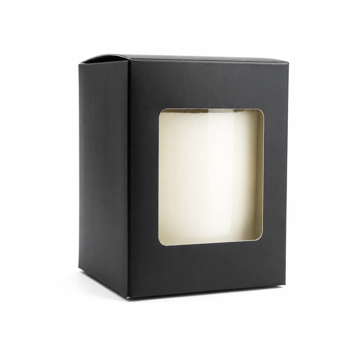 30cl Black Candle Box with Window3 30cl Black Candle Box with Window
