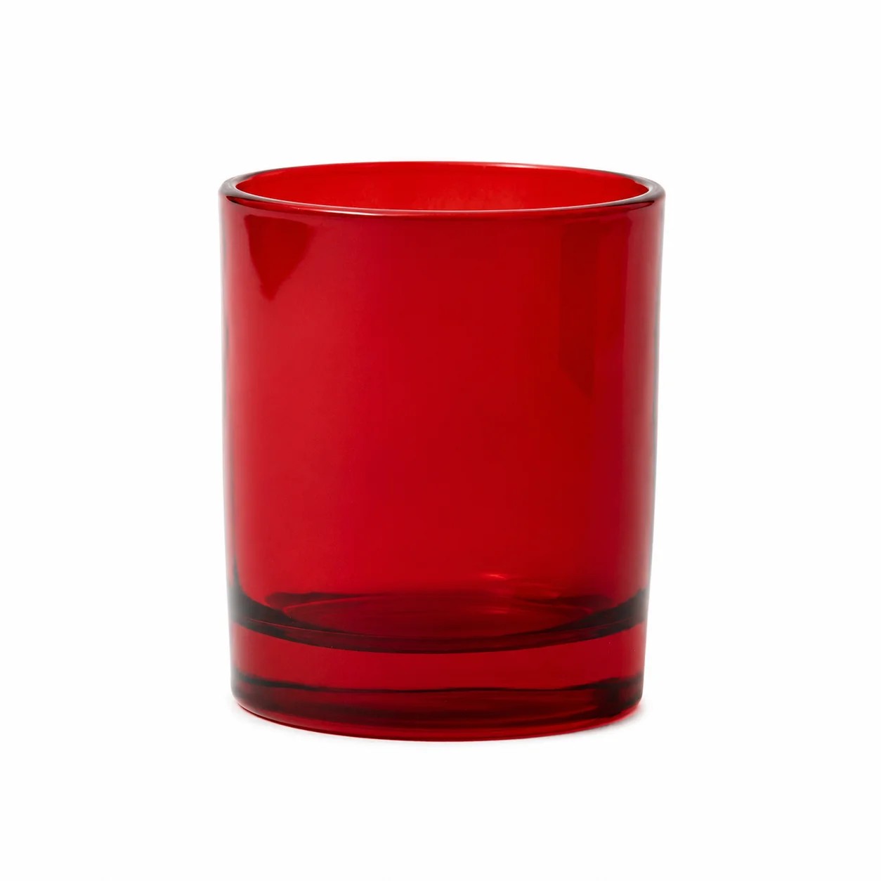 30cl Red Candle Glass 30cl Red Candle Glass