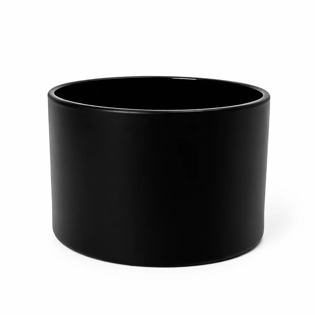 55cl Matte Black Candle Glass 55cl Matte Black Candle Glass