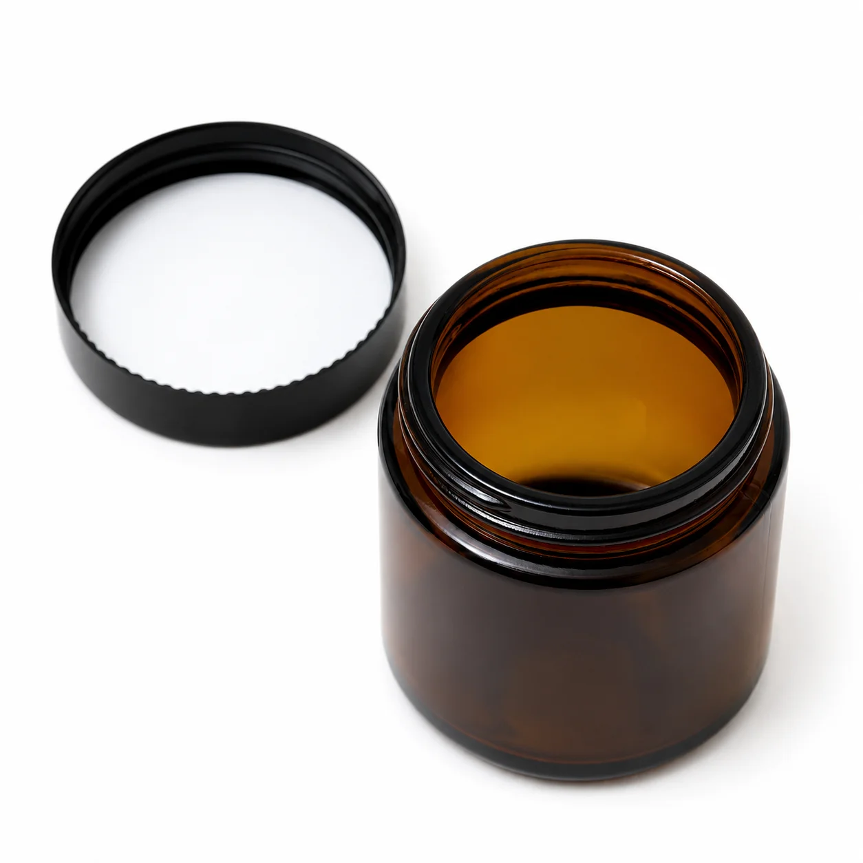 Amber Glass Jar With Lid 10cl Amber Glass Jar With Lid 10cl