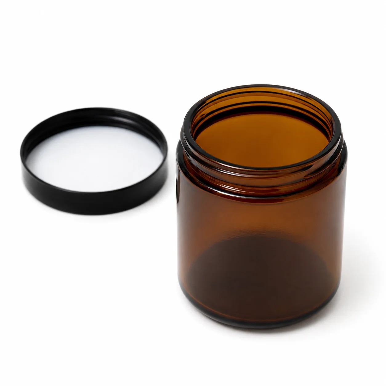 Amber Glass Jar With Lid 20cl Amber Glass Jar With Lid 20cl