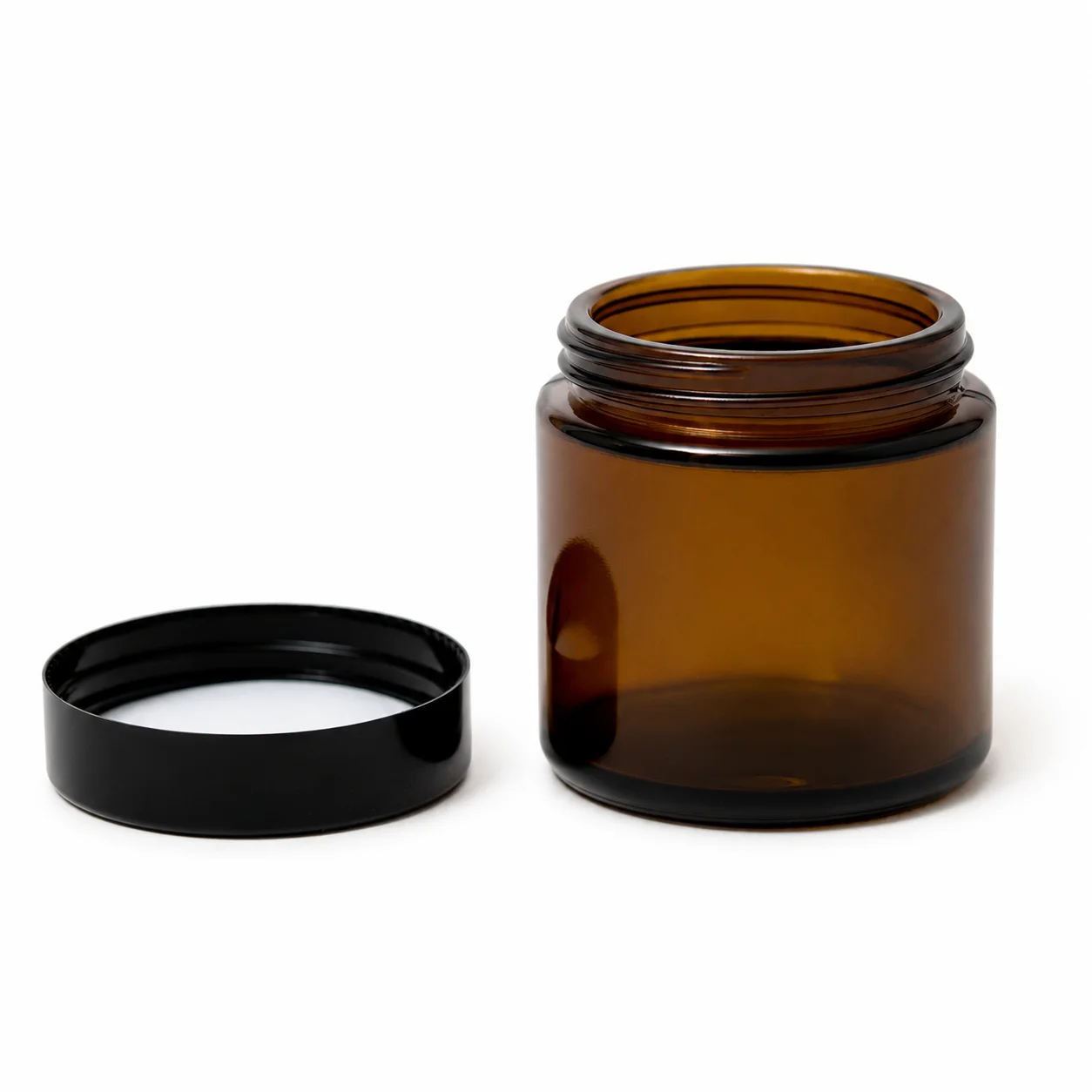 Amber Glass Jar With Lid 10cl Amber Glass Jar With Lid 10cl