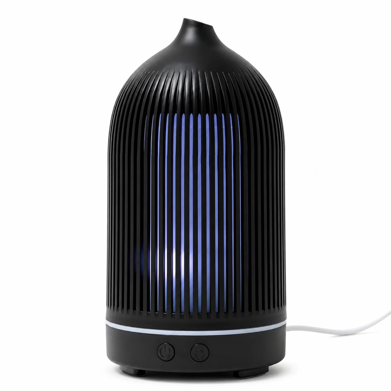 Black Plastic Ribbed Electric Aroma Diffuser Black Plastic Ribbed Electric Aroma Diffuser