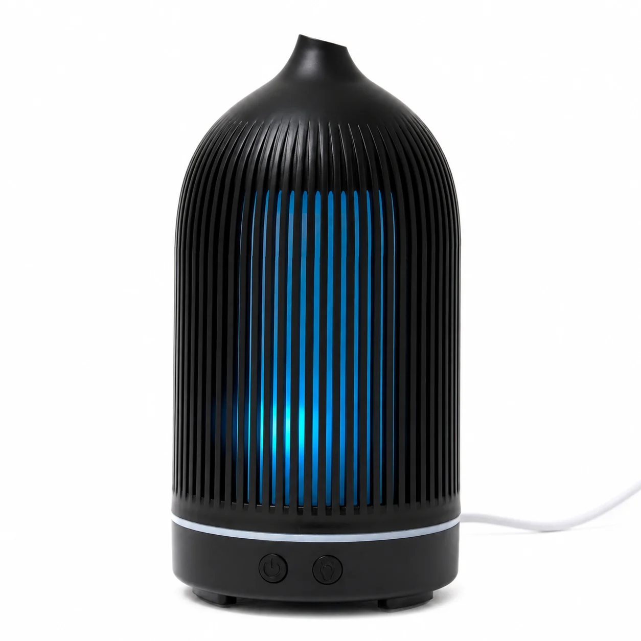 Black Plastic Ribbed Electric Aroma Diffuser Black Plastic Ribbed Electric Aroma Diffuser
