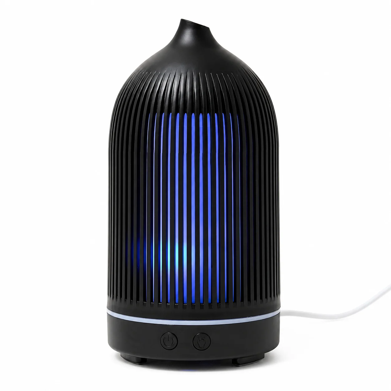 Black Plastic Ribbed Electric Aroma Diffuser Black Plastic Ribbed Electric Aroma Diffuser