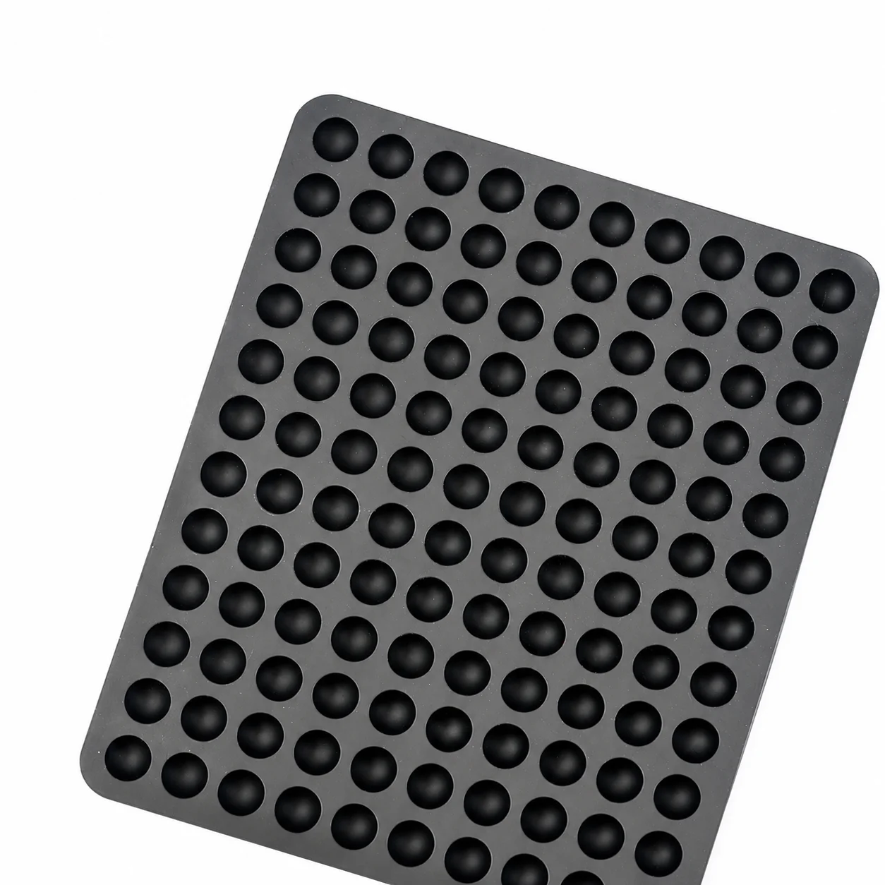 Black Tray Mould 140 Medium Semicircles - 2cm Black Tray Mould 140 Medium Semicircles - 2cm
