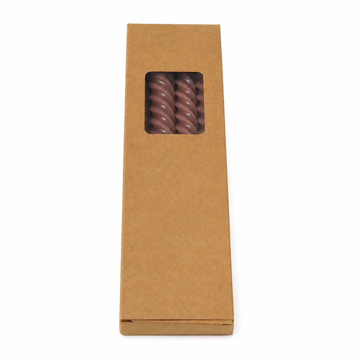 Brown Twisted Candles Brown Twisted Candles