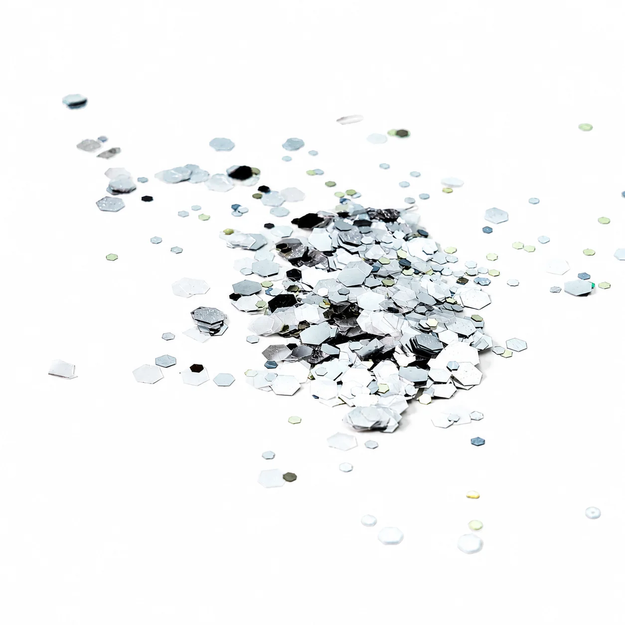 Chunky Silver Glitter Chunky Silver Glitter