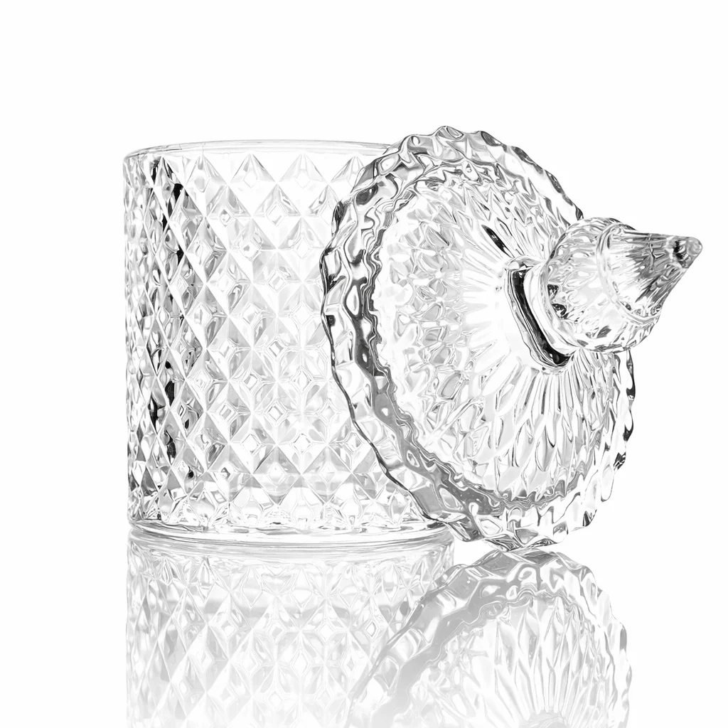 30cl Clear Geo Candle Glass 30cl Clear Geo Candle Glass