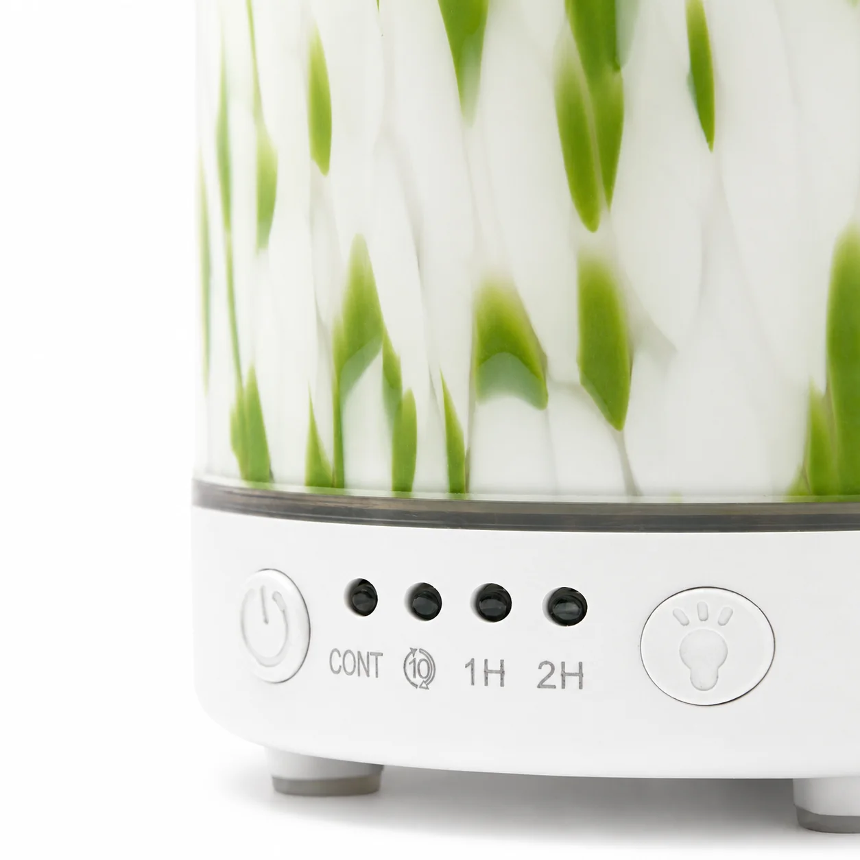 Green Confetti Glass Electric Aroma Diffuser Green Confetti Glass Electric Aroma Diffuser