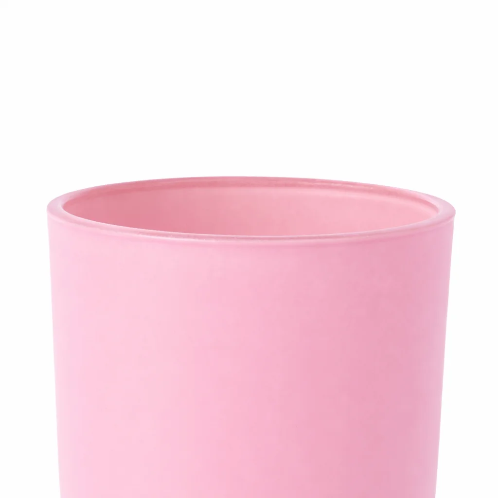 Karen 20cl Curved Matte Pink Glass Karen 20cl Curved Matte Pink Glass