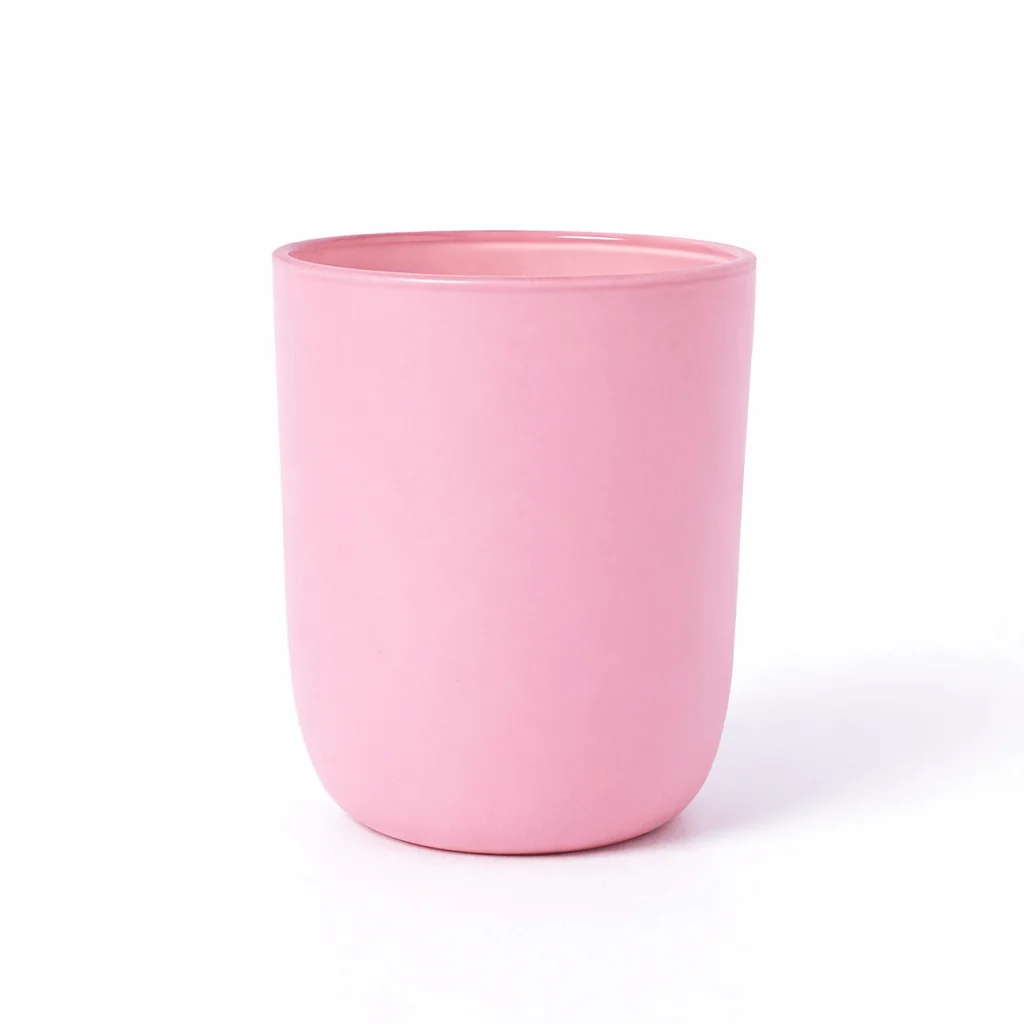 Karen 30cl Curved Matte Pink Glass Karen 30cl Curved Matte Pink Glass