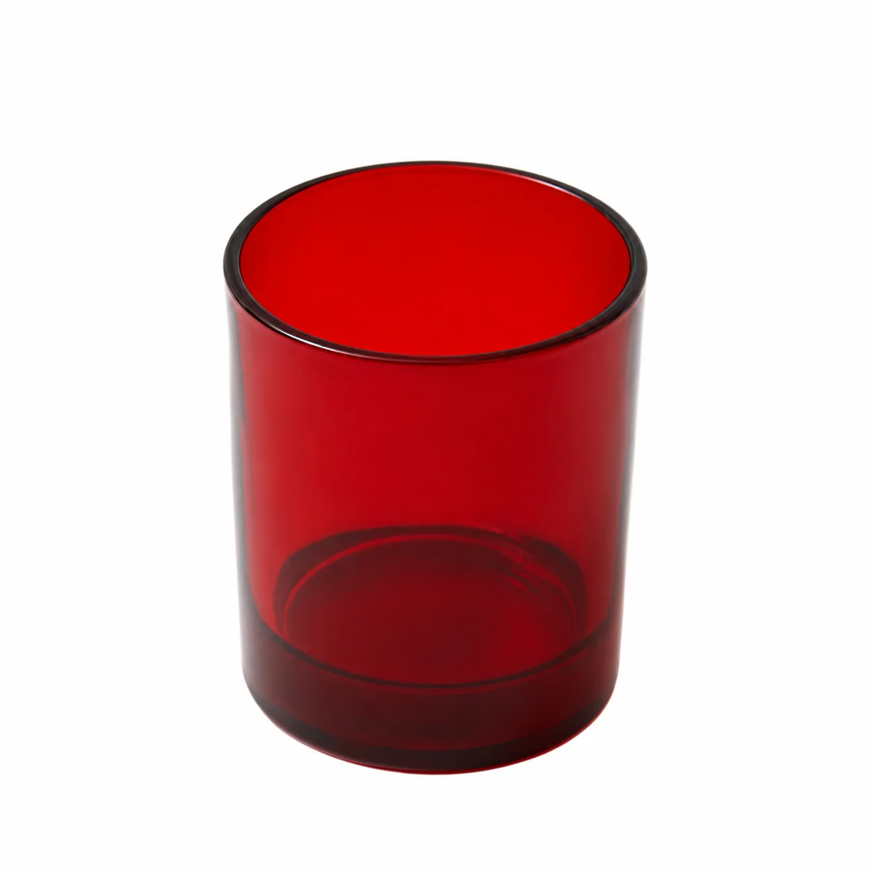 30cl Red Candle Glass 30cl Red Candle Glass