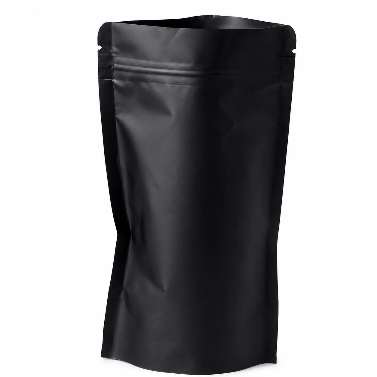 Resealable PET Bag with Window (Black) Resealable PET Bag with Window (Black)