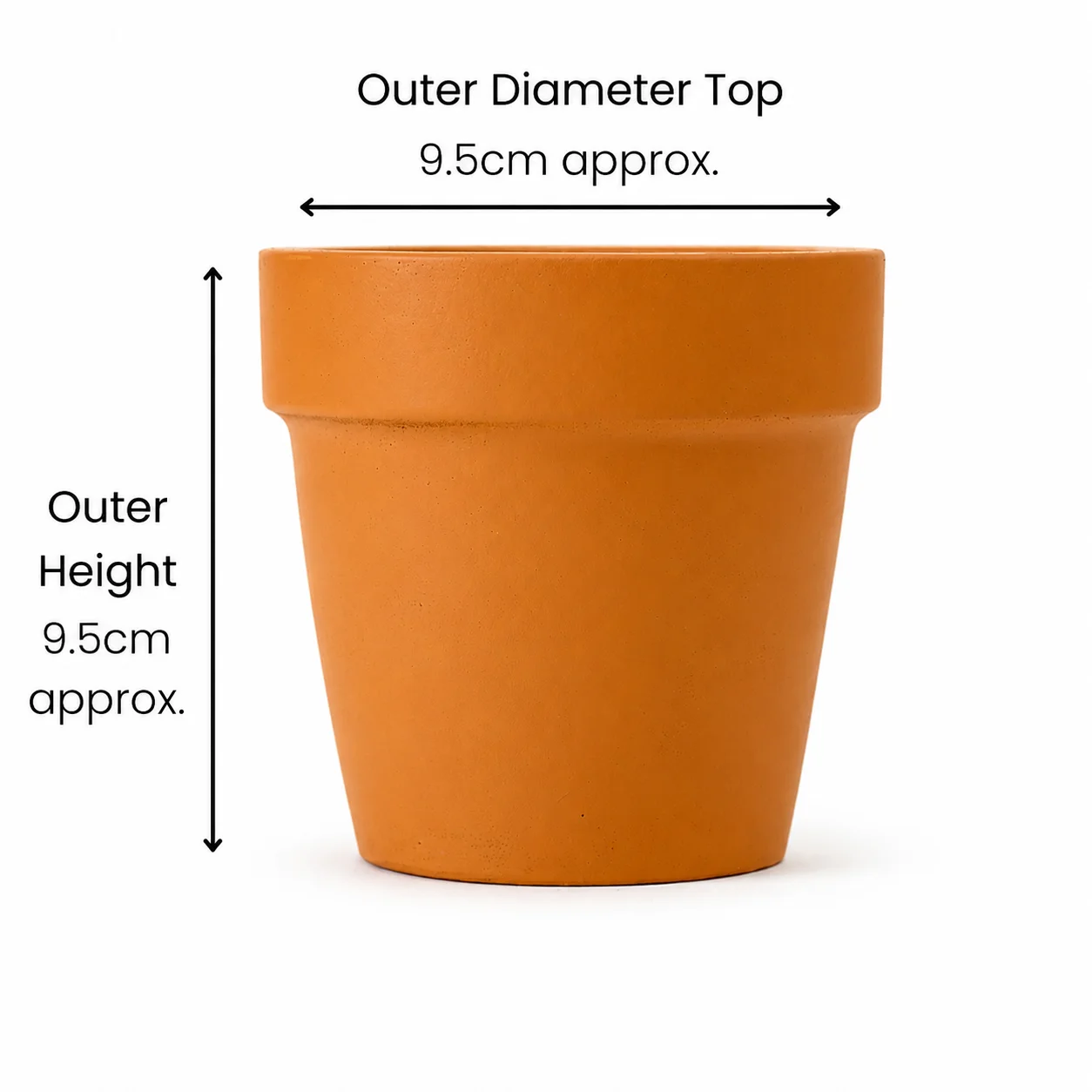 Terracotta Concrete Lined Classic Pot Terracotta Concrete Lined Classic Pot
