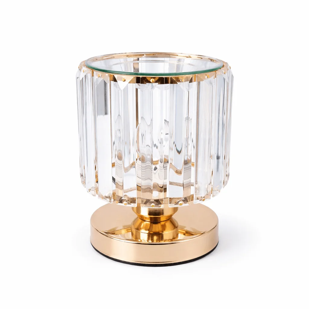 Wax Warmer Straight Glass Lamp - Gold Wax Warmer Straight Glass Lamp - Gold
