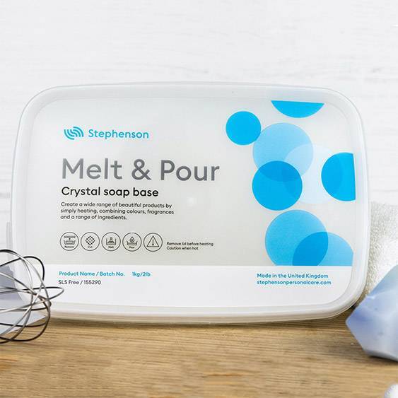 Standard Clear Melt & Pour Soap Base 1kg Standard Clear Melt & Pour Soap Base 1kg