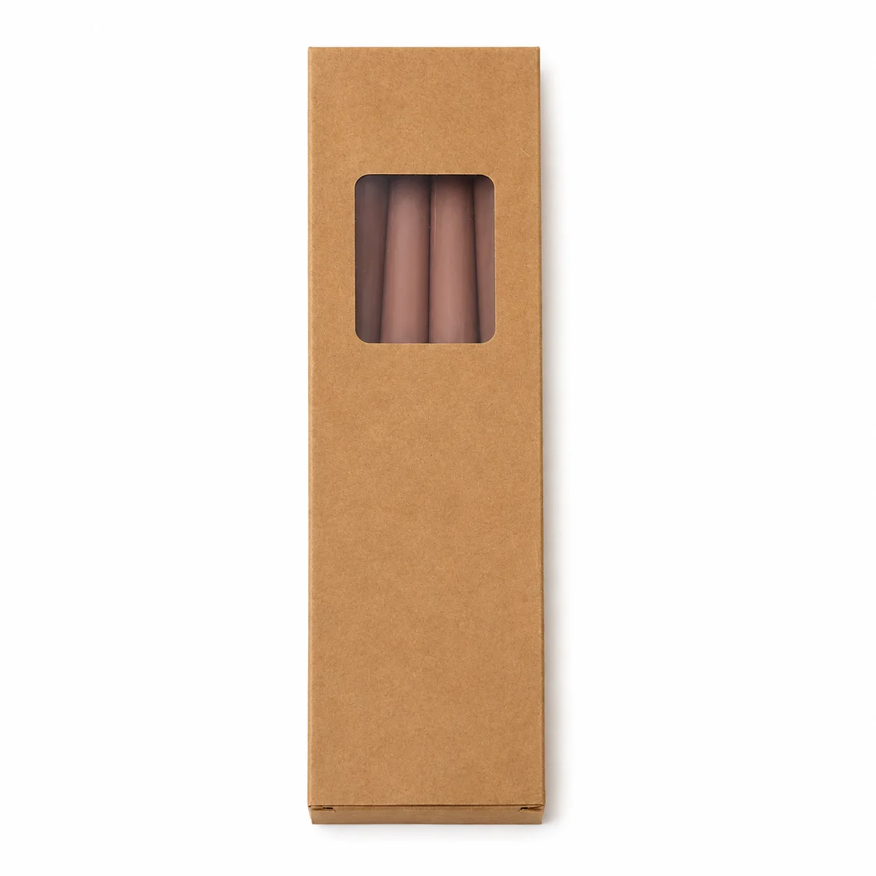 Brown Tapered Candles Brown Tapered Candles
