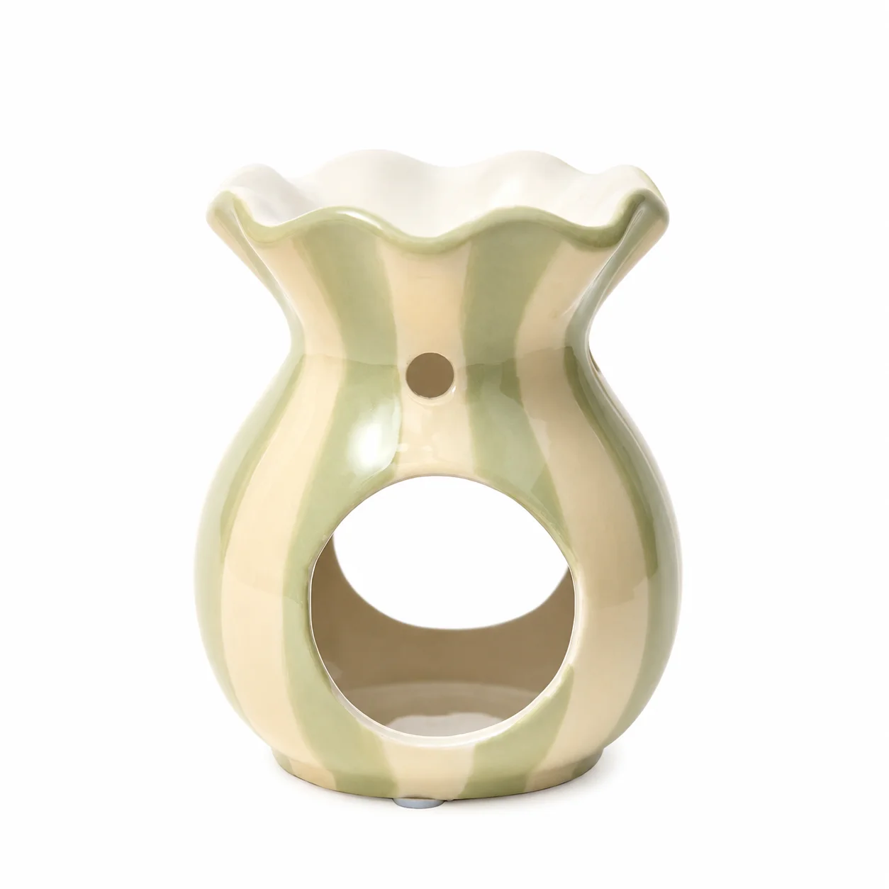 Green Striped Ripple Burner Green Striped Ripple Burner