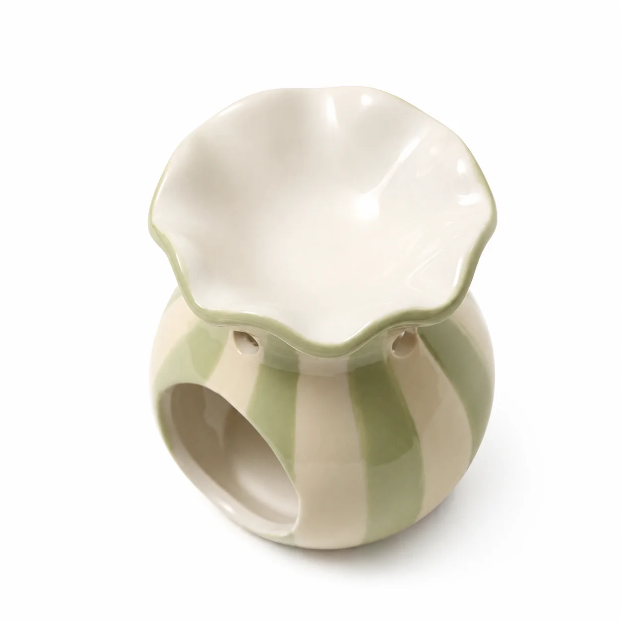 Green Striped Ripple Burner Green Striped Ripple Burner