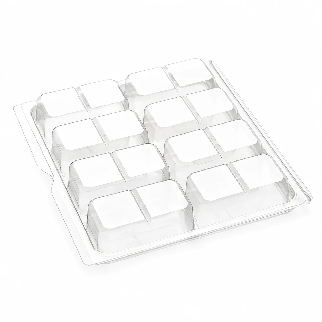 Split 8 Cavity Wax Melt Clamshell Split 8 Cavity Wax Melt Clamshell