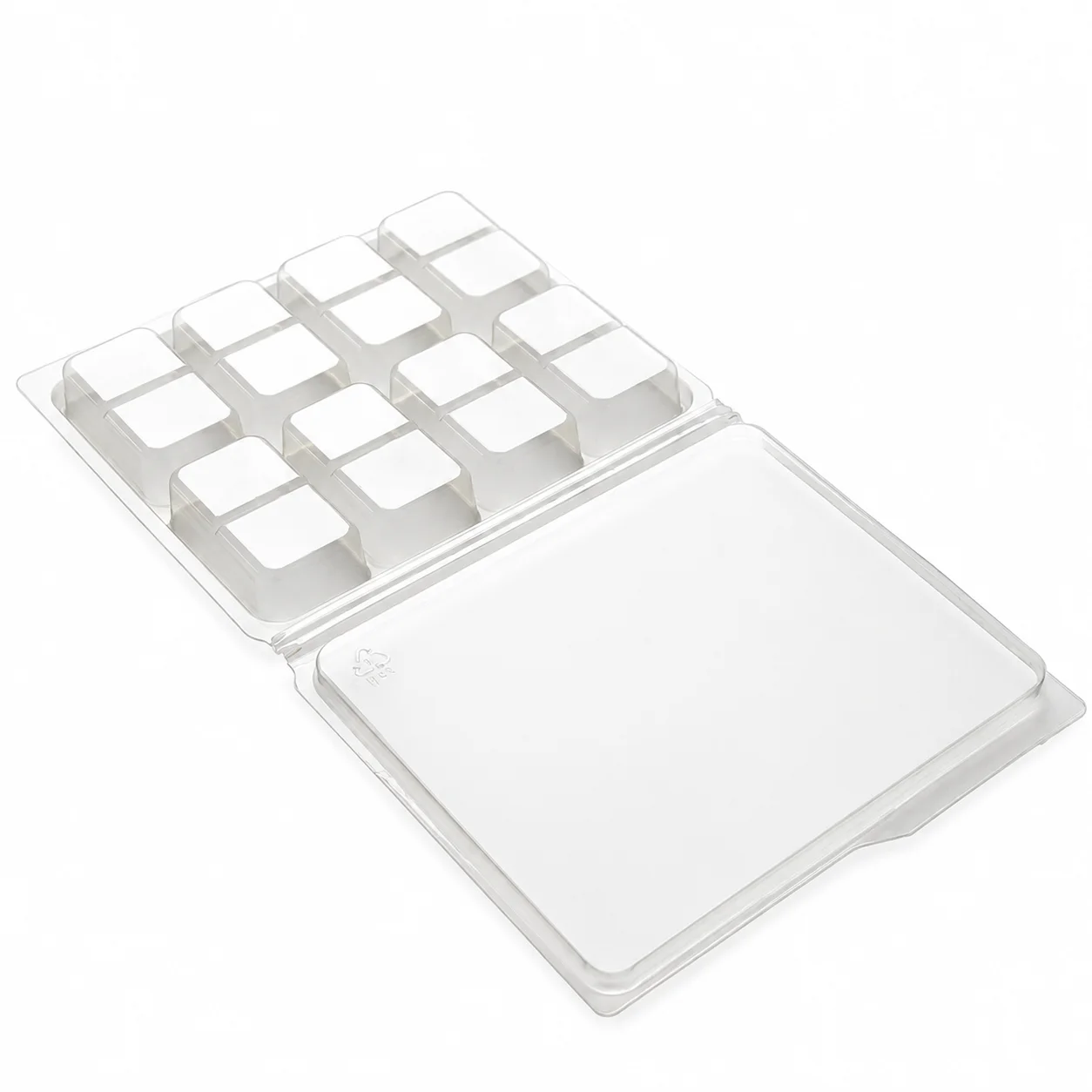 Split 8 Cavity Wax Melt Clamshell Split 8 Cavity Wax Melt Clamshell