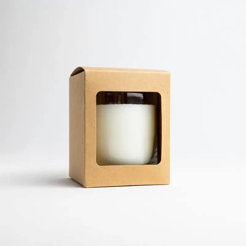 2857-800x800 20cl Kraft Candle Box With Window