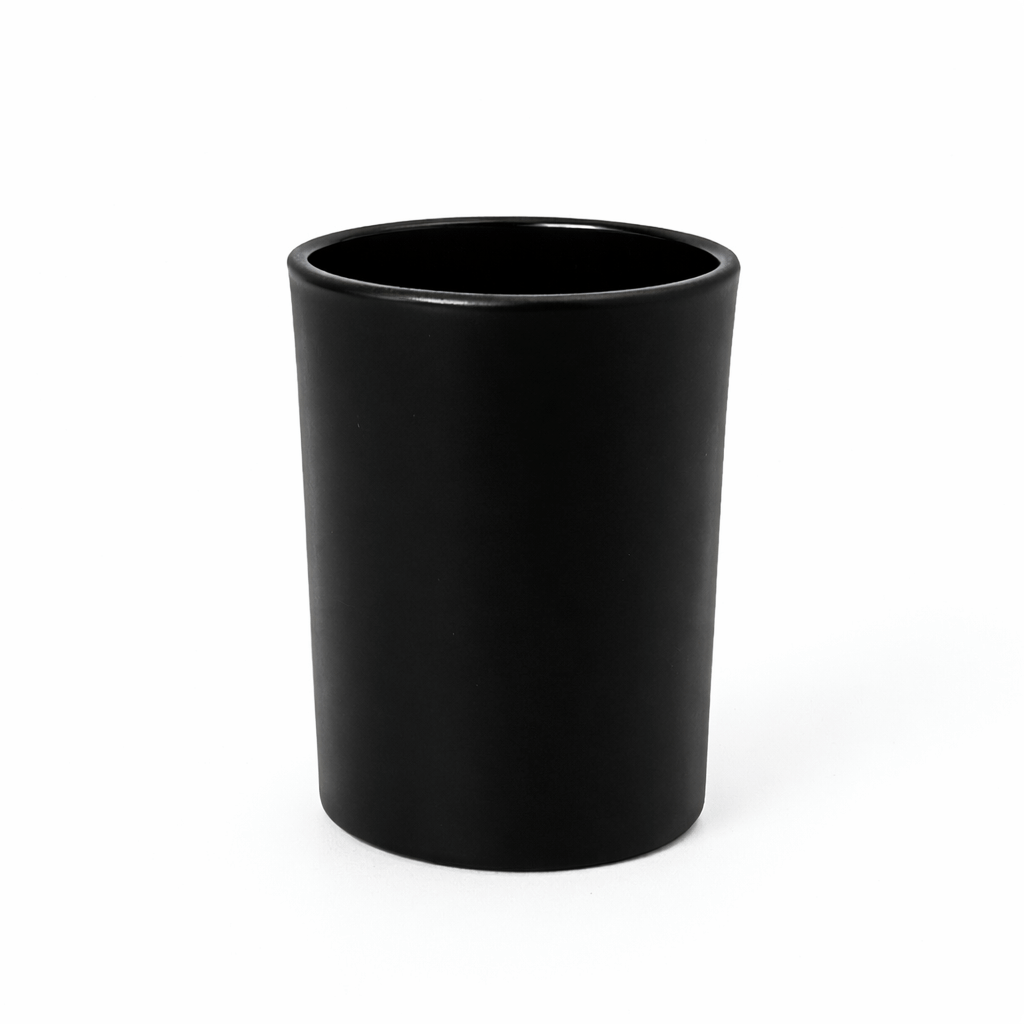 88561d6c-26d1-4b08-951e-70ea4d54581c Meredith 9cl Matte Black Candle Glass