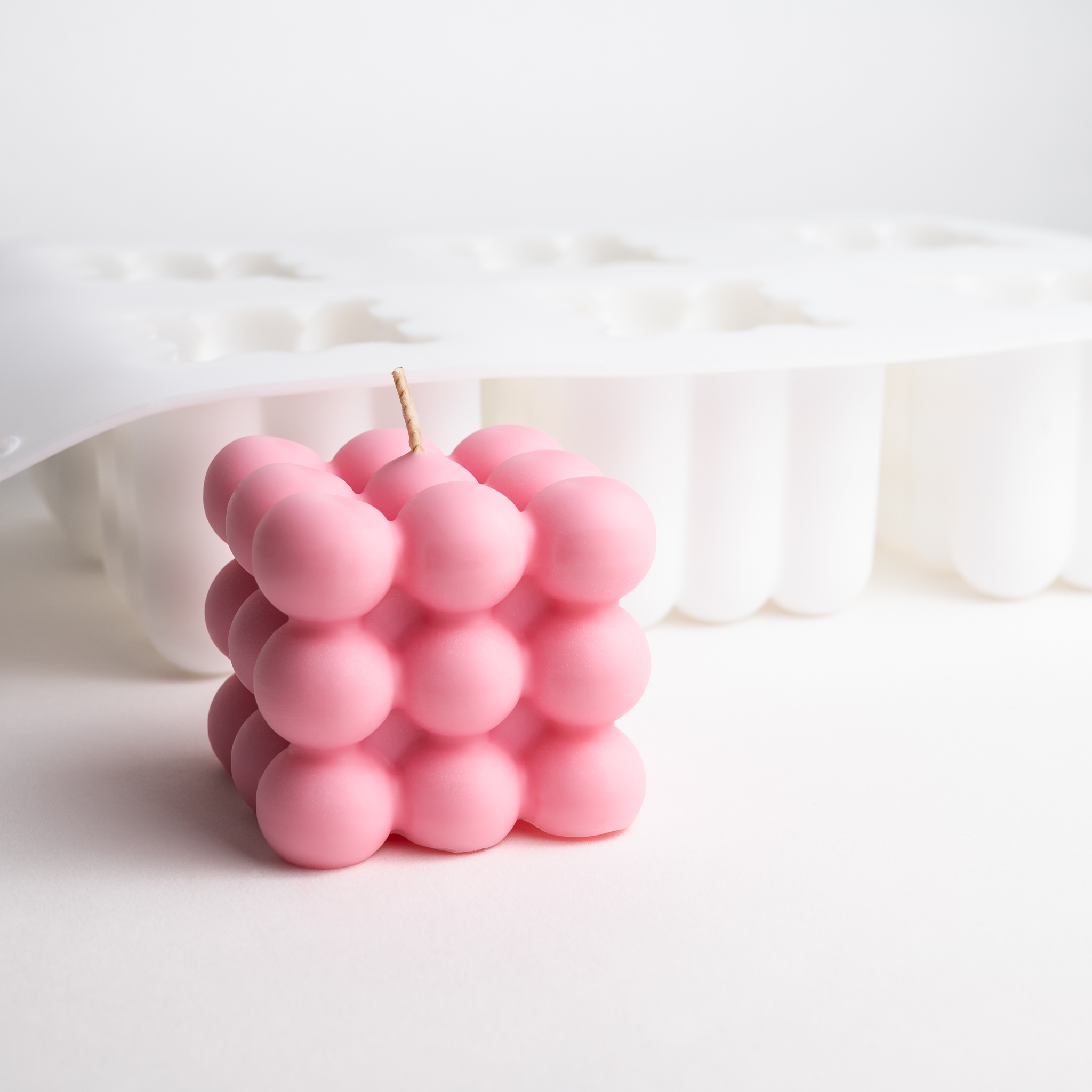 3410 Silicone Large Bubble Candle Mould - Tray of 6